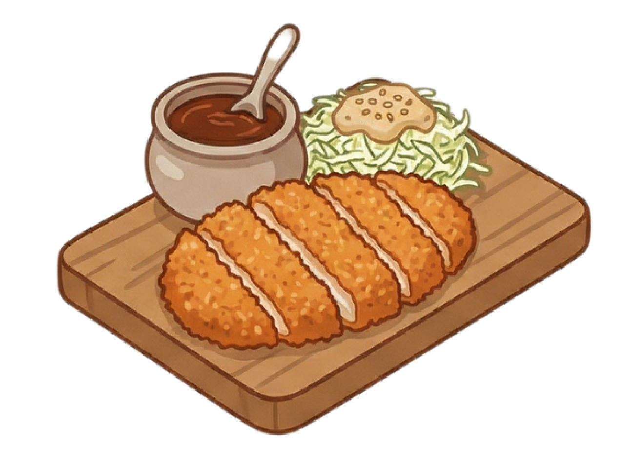 돈까스 일러스트