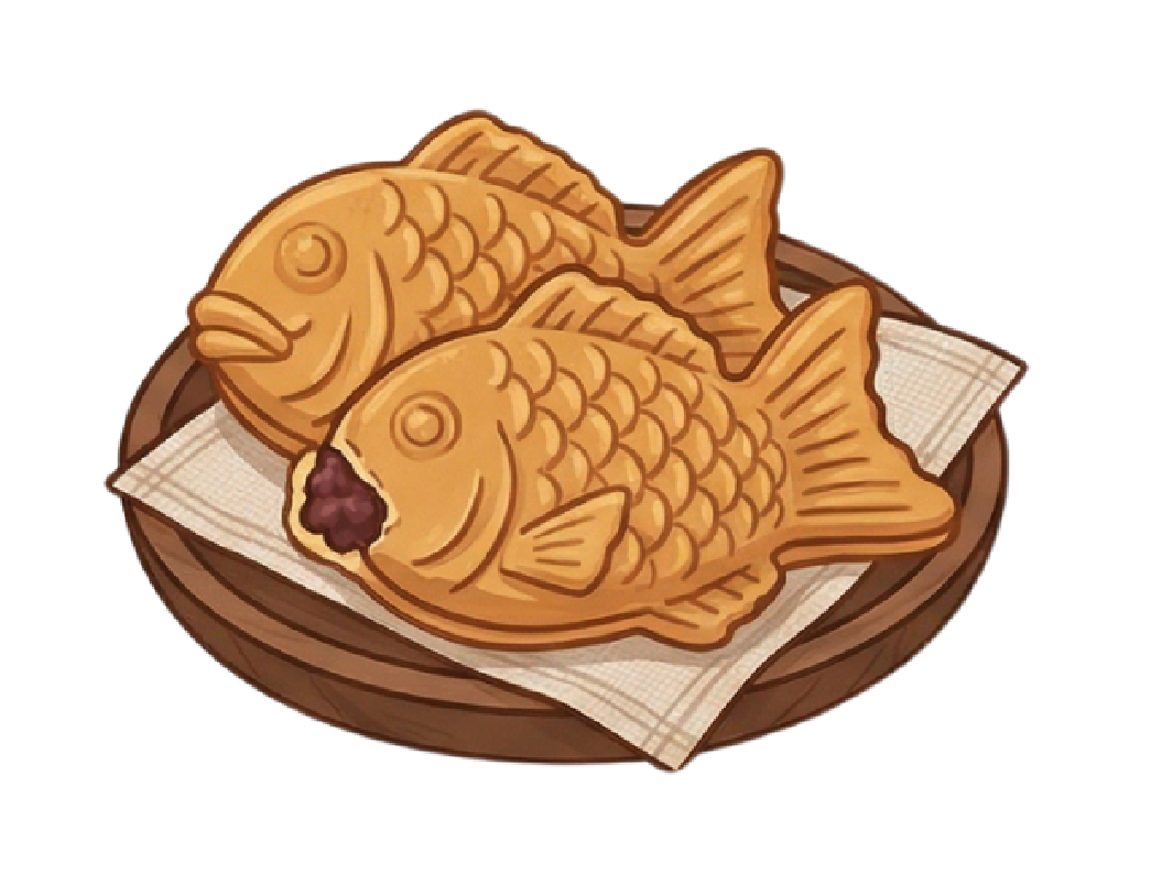 붕어빵 일러스트