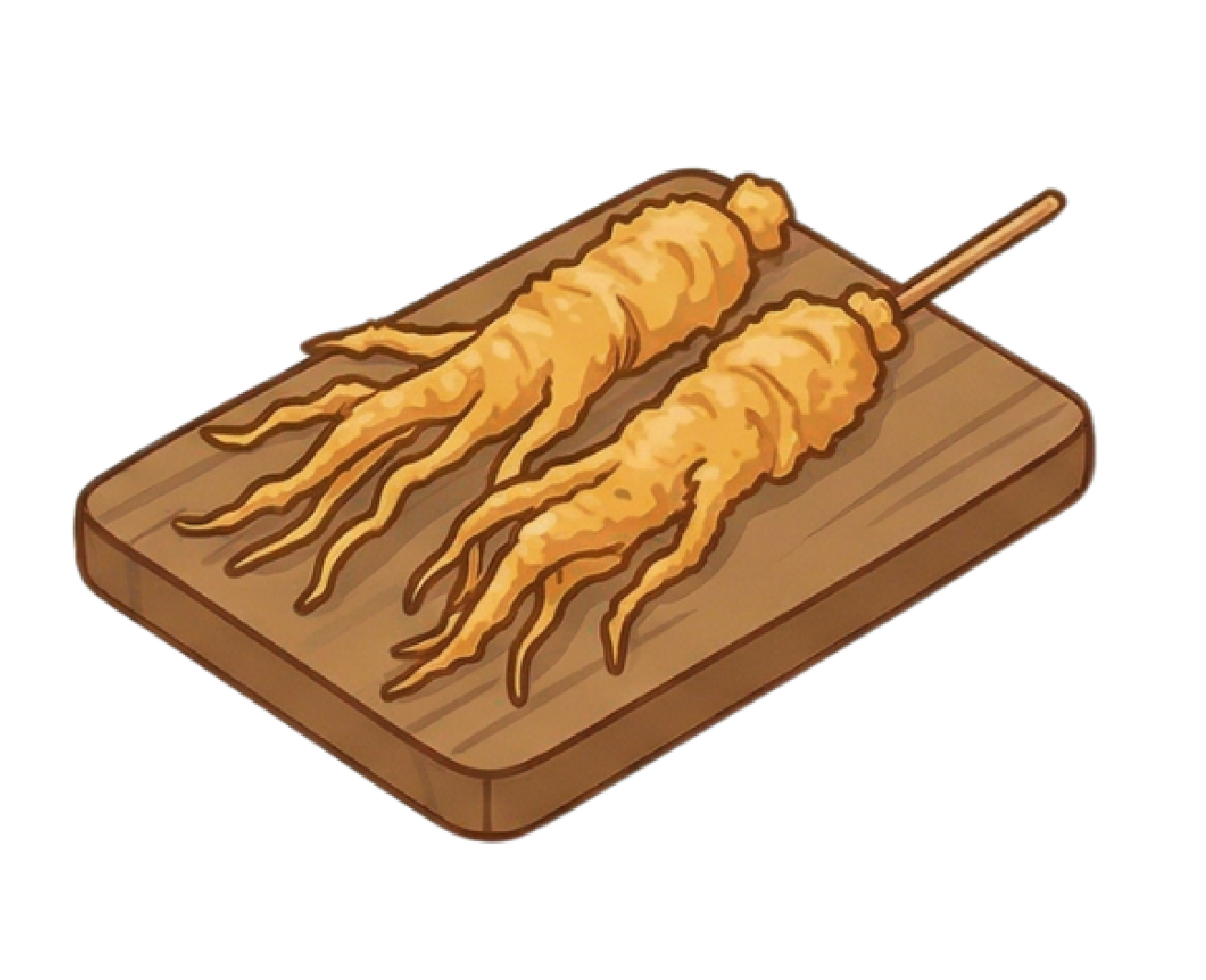 튀김 일러스트