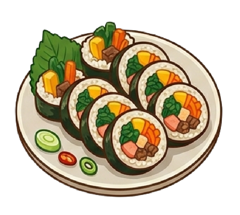 김밥 일러스트
