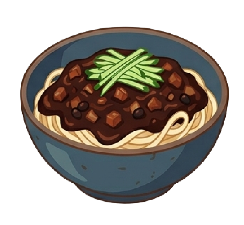 짜장면 일러스트