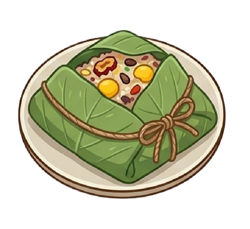 연잎밥 일러스트