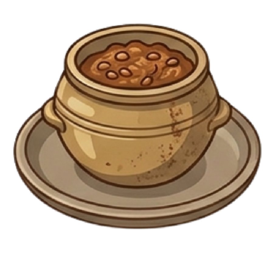 청국장 일러스트